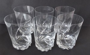 Daum France, 6 kristallen whiskyglazen